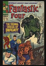 Fantastic Four #58 FN 6.0 Doctor Doom Jack Kirby Cover Marvel 1967 picture