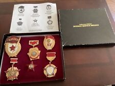 Collectors Edition Russian Service Medals - Boxed - Mikhail Gorbachev picture