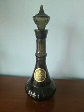 Vintage Jim Beam I Dream of Jeannie Genie Bottle 1964 Smoke Green Glass Decanter picture