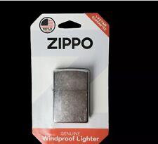 NWT Zippo Genuine Windproof Lighter Street Chrome 207 BP Reg Silver picture