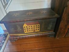 kathy graybill folk art hand painted chest picture