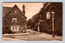 Salisbury England, De Vaux Road, Residences, Antique Vintage c1918 Postcard picture