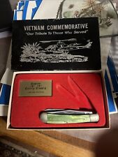Frost Cutlery Vietnam Com. To Those Who Serve Limited Edition 2 Blade Trapper picture