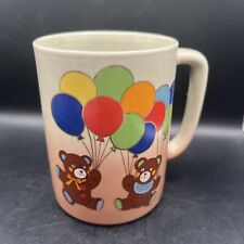 Otagiri Teddy Bears and Balloons Coffee Tea Mug Ceramic Japan 4” Vintage picture