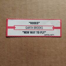 GARTH BROOKS Rodeo/New Way To Fly JUKEBOX STRIP Record 45 rpm 7