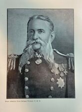 1904 Vintage Magazine Illustration Rear Admiral John Grimes Walker picture