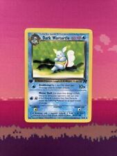 Pokemon Card Dark Wartortle 1st Edition 46/82 Uncommon Team Rocket Near Mint picture