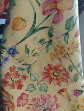 Waverly 5 Yards  Heavy Fabric FLORAL FESTIVAL TWO BY TWO Scotchgard USA picture