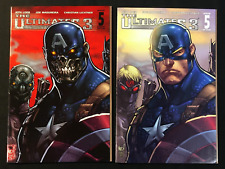 THE ULTIMATES 3 ISSUE 5 AND 5 VARIANT CYBORG V 1 WOLVERINE AVENGERS ROBOT picture