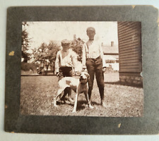 boys & Dog ~ 743 S. Holbrook St.  FORT SCOTT KANSAS ~ Names OB Genealogy Cabinet picture