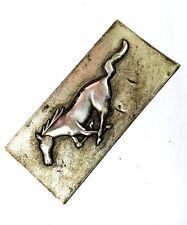 Mustang Ford Vintage Hand Worked Soft Metal Art  223 picture