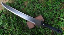Custom Handmade D2 steel Doomsday badland Katana Sword with Leather Sheath picture