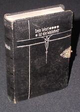 Antique 1912 German Gefangbuch~ Religious Devotional Leather Book~Wurttemberg picture