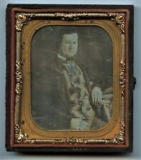 Victorian Noble Man,  Gentleman, Vintage Daguerreotype Photo picture