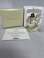 Lenox 2001 Exclusive Edition 'Hold On Tight' Vintage Porcelain Holiday Ornament picture