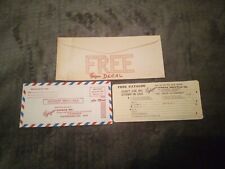 Vintage 1965 Honest Charley's Garage Order Forms & Envelope Unused Rare Lot Of 3 picture