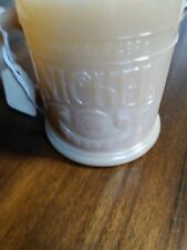Vintage Whataburger Nickel Coffee Cup Mug Butterscotch Glass picture