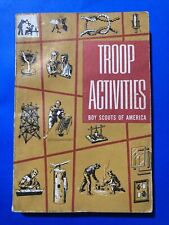 Troop Activities Boy Scouts of America BSA  Book 1966 Printing picture