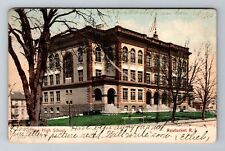 Pawtucket, RI-Rhode Island, New High School c1905, Vintage Souvenir Postcard picture