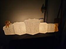Vintage 1997 Don Featherstone Merry Christmas Gift Line Blow Mold, 37” Long picture