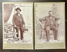 Lot Cabinet Card Photos ID’d Reverend / Traveling Preacher Dated 1898 Arkansas picture
