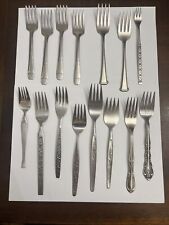 Lot of 15 Vintage Miscellaneous Forks Retro Awesome  picture