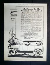 1916 Jackson Auto Co Jackson MI Wolverine Eight Car Vintage Art Print Ad picture