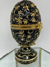Vintage Collectible Imperial Faberge Musical Egg, Trinket Box picture