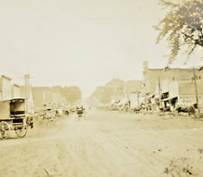 Rare 1908 RPPC Postcard Malvern Iowa IA First Avenue Pointers Photo Gallery picture