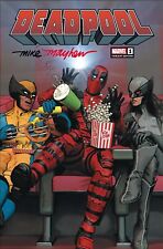 DEADPOOL #1 Mike Mayhew Studio Variant Cover A Trade Dress Full Duo Signed COA picture