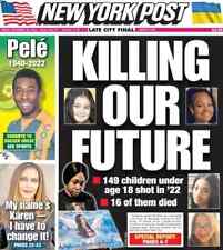 Pele Passes Away - New York Post 12/30/2022 picture