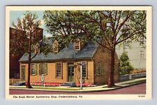 Fredericksburg VA-Virginia, The Hugh Mercer Apothecary Shop Vintage Postcard picture