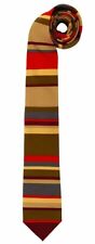 Doctor Who 4th Doctor Colors Tom Baker Polyester Necktie, COSPLAY, NEW UNWORN picture