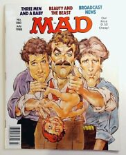 MAD No. 280 July 1988 Magazine Three Men & a Baby Beauty & Beast Broadcast News picture