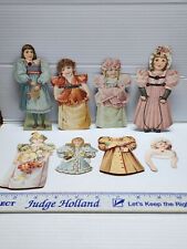 Vintage Victorian Paper Doll Lot Advertising Trade Cards picture