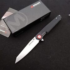 8'' New CNC Fast Opening 440B Steel Blade G10 Handle Tactics Folding Knife VTF27 picture