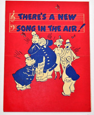 Pepsi Cola Radio Jingle Scarce 1940 Vintage Song Sheet Print Advertisement picture
