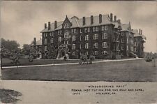 Mt. Airy, PA: Pennsylvania Institution for the Deaf & Blind, vtg 1907 postcard picture