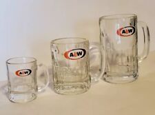 Lot 0f 3 Vtg A&W MUGS SMALL,MEDIUM, AND LARGE CLASSIC COLLECTABLE  picture