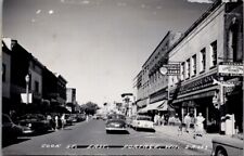 1952, Cook Street Looking East, PORTAGE, Wisconsin Real Photo Postcard picture