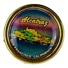 Vintage Alcatraz Lapel Hat Pin San Francisco California Travel Souvenir Gift picture