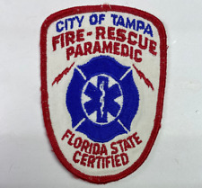 Tampa Fire Rescue Paramedic Florida State Certified FL Patch M10B picture