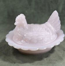 Hen On Nest Crown Tuscan Pink 6 1/2” Mosser USA picture