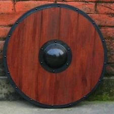 Medieval Round Shield Viking Shield Unique vintage Design Shield Wooden 24 inch picture
