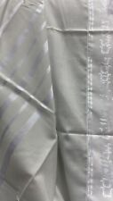 KOSHER Tallit Gadol Tallis Talit  White  Stripes Kosher Made in Israel BIG Size picture