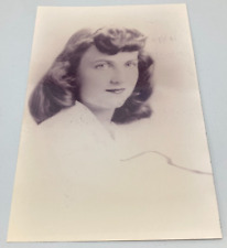 Found B&W Vintage Reprint Photo 1950 Portrait of a Young Woman picture