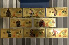 24k gold plated DC Comics gold foil banknote Warner Brothers picture