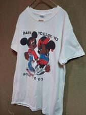 Vintage Disney Mickey Minnie Tan Parody T-Shirt picture
