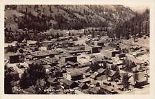 J76/ Orofino Idaho RPPC Postcard c1930-50s Birdseye Stores Homes  390 picture