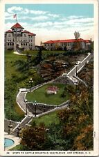Battle Mountain Sanitarium Hot Springs South Dakota Vintage Postcard picture